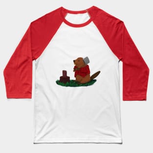 Beaver Lunberjack Baseball T-Shirt